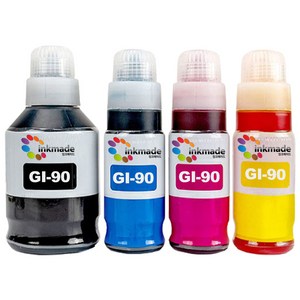 캐논 GI-90 호환 잉크 4색 세트 G5090 G6090 G7090 G7902 G6091 G6092 G7091, 1개