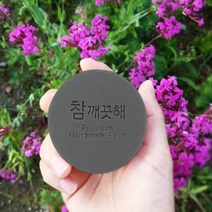 참깨끗해 어성초숯 클렌징바 약산성비누 110g, 3개 ( 비누망1개,5종샘플세트,미스트 미니1개)