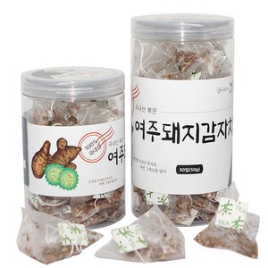 지구마을 국내산 삼각티백 전통차 티백차 여주돼지감자차 티백, 1개, 30개입, 1g