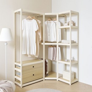 몬스터랙 행거 서랍행거 코너 2000 철제행거 시스템행거, 아이보리