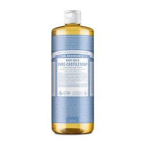 닥터 브로너스 베이비 마일드 퓨어 캐스틸 솝 바디워시, 950ml, 1개
