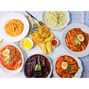 동네 떡볶이 다하트 프리미엄 수제 소스 민스 쫄떡볶이(2인분), 1개, 550g