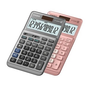 카시오 일반 계산기 JF-120FM, 핑크, 1개