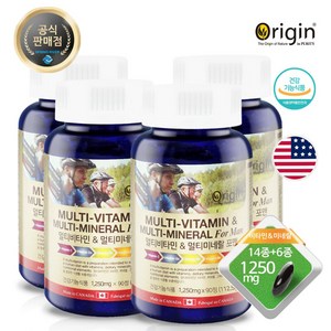 오리진 멀티비타민 앤 미네랄 포맨, 90정, 4개