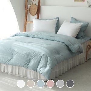 베이직톤 손누빔 광폭 차렵이불세트