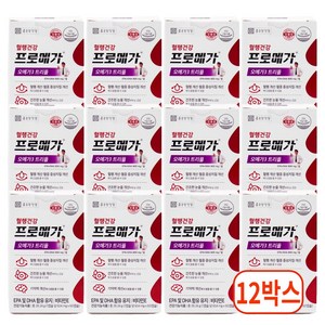종근당건강 프로메가 오메가3 트리플 장용성 캡슐 오메가쓰리 비타민D 식약처인증 건강기능식품, 60정, 12개
