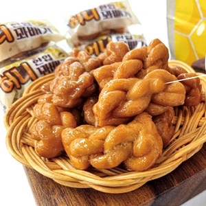 한입 미니 꽈배기 옛날 간식 할머니 부모님 간식, 2개, 520g
