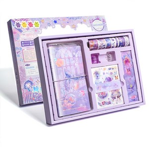 하영이네 러브블라썸 다이어리 꾸미기 세트, 우주고래 세트