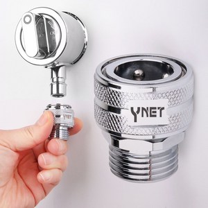 프레오 인바코 매립용 베란다 수도 수전 호환 부속 부품 컨넥트 황동 스마트커넥터, 6구황동스마트커넥터(1개)