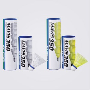 요넥스 마비스350(6개입) 배드민턴셔틀콕 야외용 셔틀콕, 블루캡(사계절용), 1개, 6개