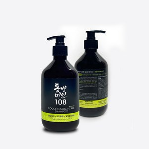 동방미인 쿨링 두피케어 탈모증상완화 샴푸 1+1, 500g, 2개