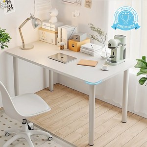 Unihome 고급 컴퓨터 책상 다용도 화이트 테이블, 고급 화이트