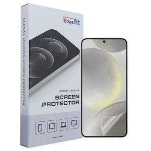 엣지핏 PET EPU 매트 무광택 저지문 하이브리드 액정보호필름, 3개입