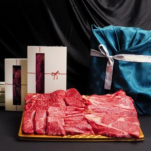 [미쓰하누]1++(9) 한우선물세트 1kg 1.2kg, 구이정육1kg선물세트, 등심+국거리+불고기 1kg, 수령날짜지정