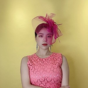 0058 대왕 빅 컬러풀 페이스베일 머리띠 개화기모자 면사포 셀프웨딩 할로윈 셀프스튜디오, 화이트