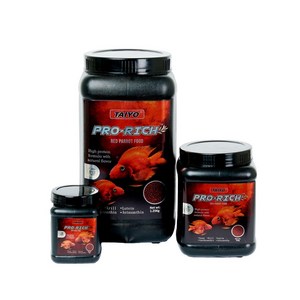 혈앵무 플라워혼 금어 등 자연색상 강화용_타이요 프로리치 혈앵무, 1.25kg, 1개