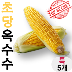 [고니네농수산] 농장에서 보내는 특품 초당 옥수수, 1개, (특품) 초당 옥수수 5개