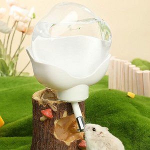 카르노 햄스터 토끼 기니피그 급수기 물통 500ml, 옐로우, 1개