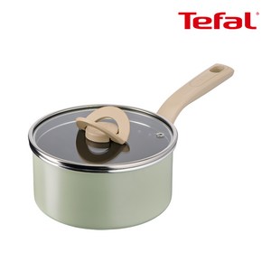 테팔 인덕션 티타늄 1X 블라썸 편수냄비, 18cm, 민트