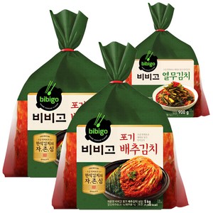 시원 아삭한 비비고 포기김치 10kg＋열무김치 900g, 1세트