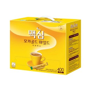 맥심 모카골드 마일드 커피 믹스, 400개입, 1박스, 12g