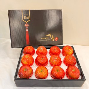 명품 프리미엄 사과 선물 세트 5kg내외 특대과 10-13과, 2박스