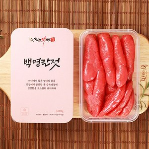 3대맛찬 백명란 프리미엄명란젓 명란젓, 1개, 400g