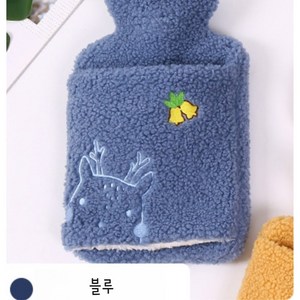 보온 물주머니 온열 찜질팩 1.5L, 블루, 1개