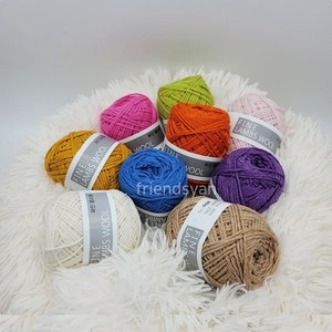 파인램스울/뜨개실/뜨개질/손뜨개/블랭킷실 프랜즈얀, 701, 1개