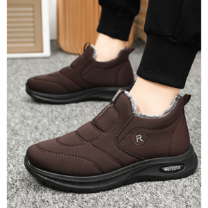 스테디데이 경량 남성 털 신발 슬립온 미끄럼방지 방수 방한 숏 부츠