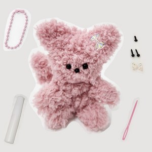 [이지앤조이] 정품 모루인형 키링 만들기 DIY 키트 4종 패키지 부자재 악세사리 키링, 1개, 1종기본세트(냥냥이)