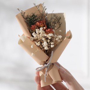 텐엑스텐 납골당 꽃다발 꾸미기 조화 성묘, 캄 베이지, 1개