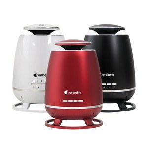 벤하임 360도 PTC 온풍기 리모컨 손잡이형 와인 화이트 블랙