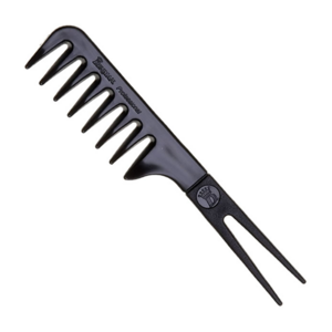 덴맨 2발빗 휘어진 빗살 도끼빗 D25/ Denman Fantail Comb D25, 1개