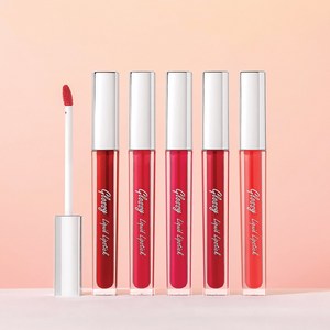 나어릴때 플럼핑 글로시 리퀴드 립스틱 틴트 5color, 03 로지블러쉬, 1개, 03 로지블러쉬, 4.3g
