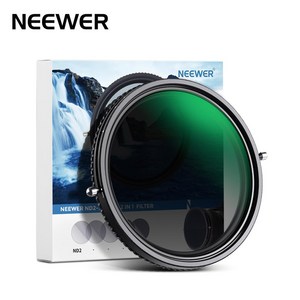 NEEWER ND2-32 & CPL MRC HD Variable ND Filter / 가변ND / 1~5스탑 / 난반사제거 / 니워 / 정품, 72mm