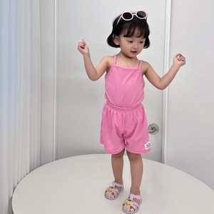 우리하리 아동용 나시 반바지 여름 상하세트 국산 아동복