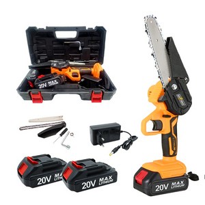 우스틴스 고출력 충전식 무선 전기톱, 본품 + 배터리 2개, 1개