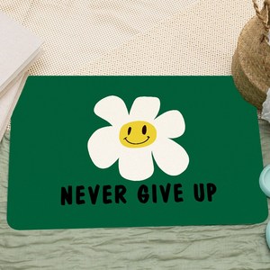 세어구트 굿스마일 빨아쓰는 규조토 발매트 40*60cm, NEVER GIVE UP