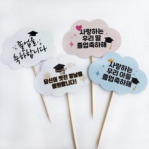 (당일출고/무료배송) 학사모 퐁퐁이 학사모꽃다발 졸업꽃다발 비누꽃다발, 토퍼_앞날응원(단독구매 불가)