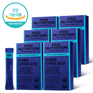 프로뉴트리션 듀얼플랜 다이어트 유산균 프로바이오틱스, 6개, 14포