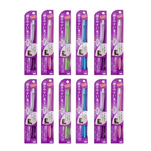 [본사직영] 일본 장인칫솔 닦기쉬운 타나베칫솔 일반모 12개, 1개, 12개입