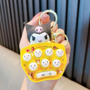 산리오 두더지게임 미니 키링, 1개, 쿠로미