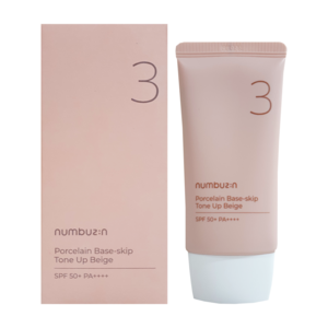 넘버즈인 3번 도자기결 파데스킵 톤업베이지 SPF50+ PA++++ 50ml, 1개