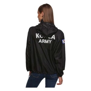 로카 초경량 바람막이 운동 일상 점퍼 스탄소재 자외선차단 속건 방수 편안한 착용감 군인 군대 남여커플 공용 블랙 화이트 발리엔테바람막이