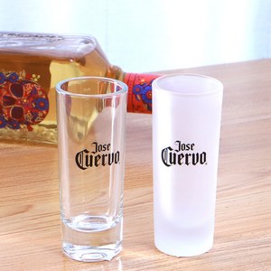 호세쿠엘보 JOSE CUERVO 데킬라 더블 슬래머 글라스 투샷잔, B(불투명), 1개