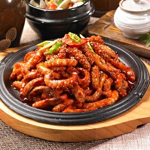 농가의아침 캠핑밀키트 맛집 집들이음식 맛있게 매운 양념 낙지볶음 400g, 1개