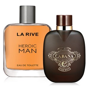 [1+1] 라리브 남성향수 베스트 전라인, 01_헌팅맨 EDT 75ml, 02_캐쉬 EDT 100ml