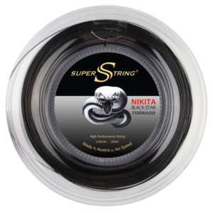 오스트리아 슈퍼스트링/토네이도(6각) 프리미엄 테니스 스트링 거트 200m릴, 1개, 1.25 (6각)