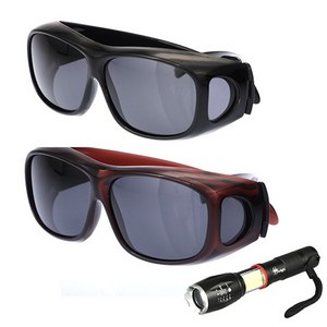 요고바라 디비노 포렌즈 편광 선글라스 2종 블랙 브라운 쏀라이트증정